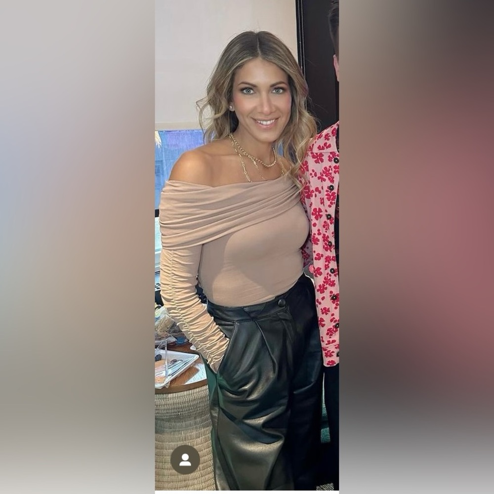 Enza Costa faux leather trousers